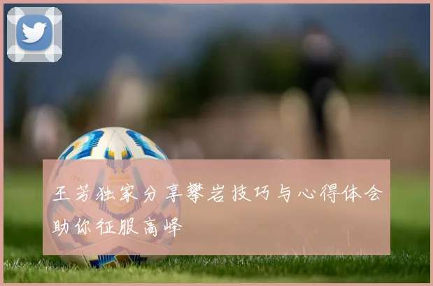 王芳独家分享攀岩技巧与心得体会助你征服高峰