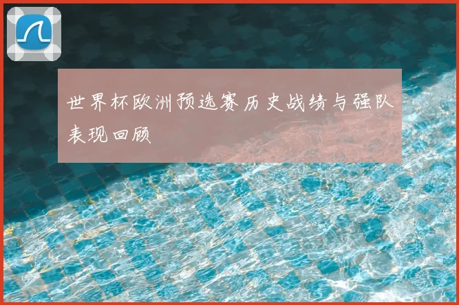 世界杯欧洲预选赛历史战绩与强队表现回顾